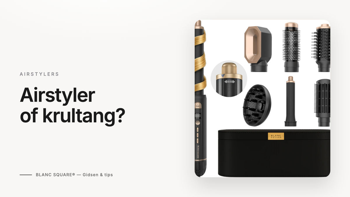 Airstyler of krultang — Blanc Square vergelijking met de 5-in-1 opzetstukken