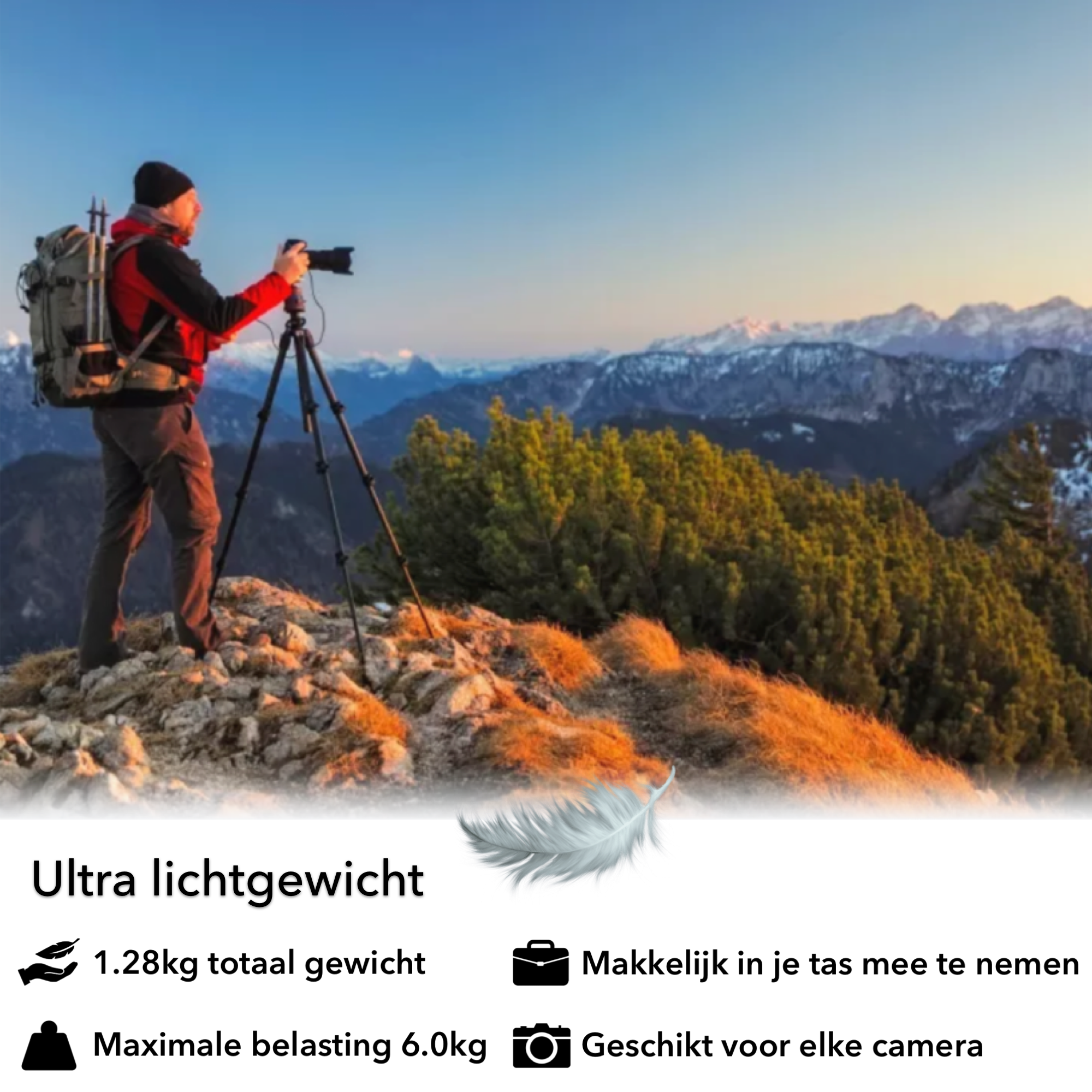 BS®Stativ-Kamera-Ständer-einschl ießlich iPad & Smartphone-Halter-172cm groß-kompatibel mit Gopro Canon Nikon Sony DSLR-Kameras