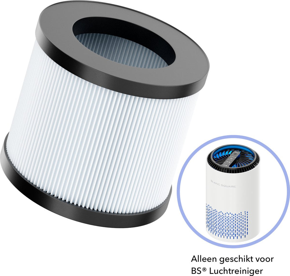 BLANC SQUARE HEPA 13 vervangsfilter voor luchtreiniger Pro — past op model tot 35 m²