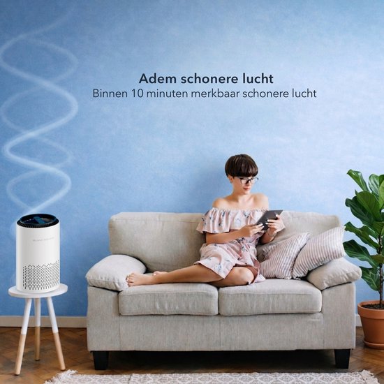 BLANC SQUARE Air Purifier Pro — Includes 1 Extra HEPA 13 Filter