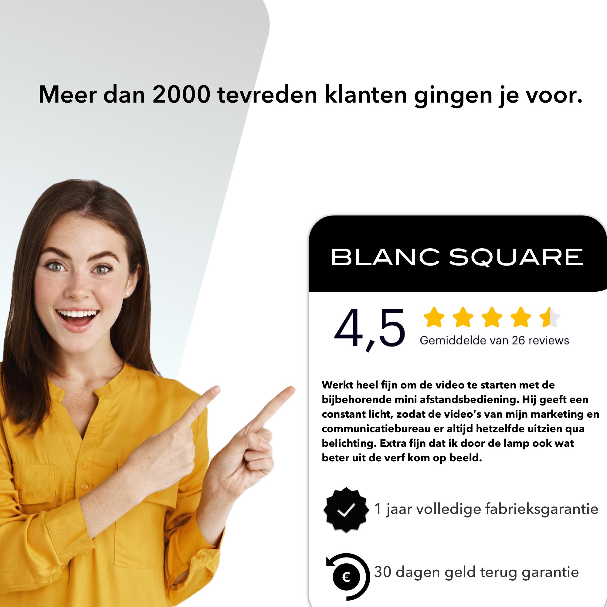 RGB Ringlamp met statief Smartphone 