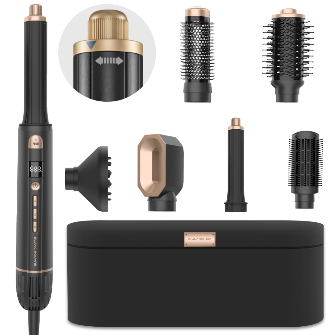 BS Multistyler Krultang - 5-in-1 Multistyler Haardroger - Haarstyler - Hairwrap Haardrogerborstel - Haardroger - Krulborstel en Stylingborstel - Airstyler Inclusief Krul Diffuser