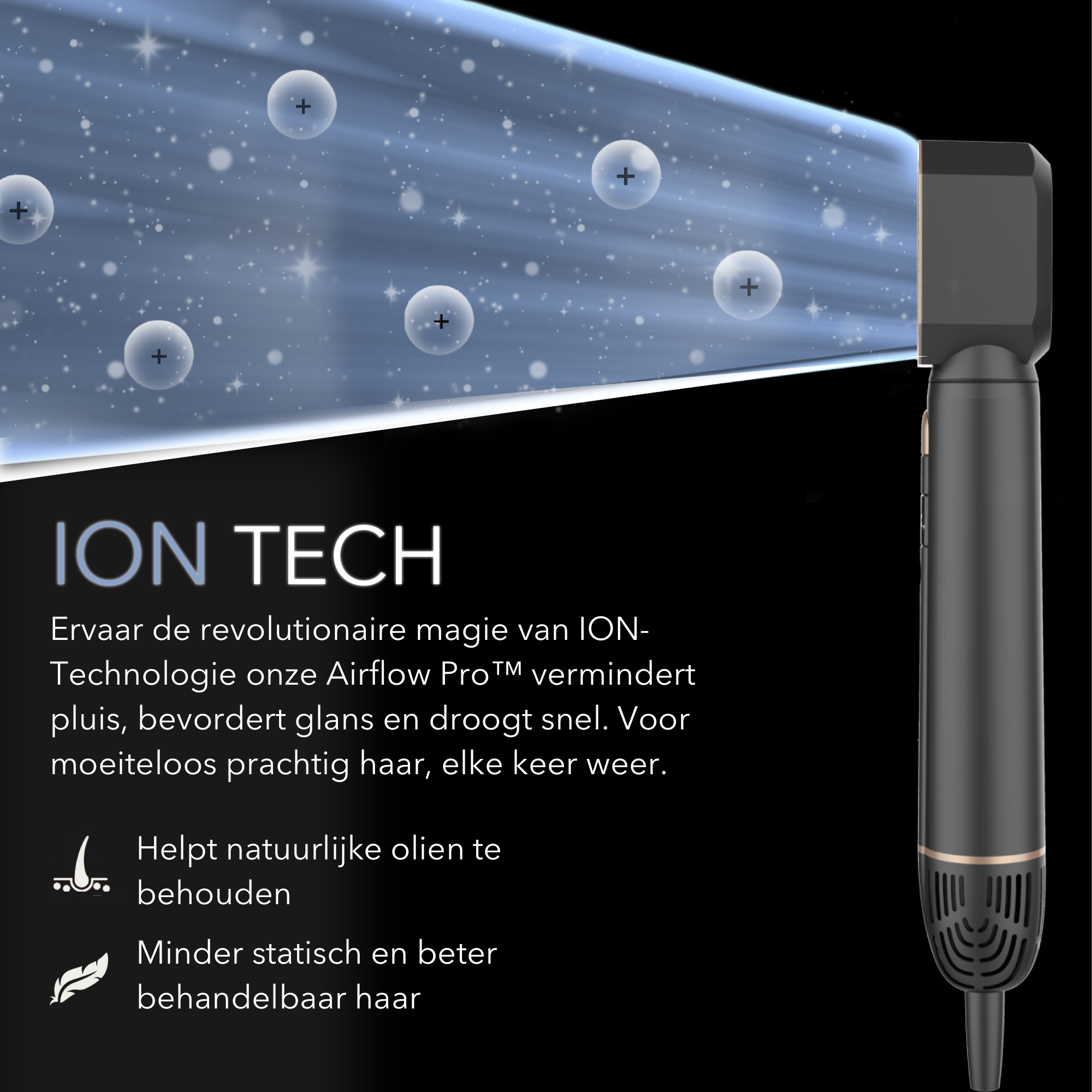 BS Airstyler Pro - 7-in-1 Multistyler Fohn - Haarstyler - Hairwrap Fohnborstel - Haardroger - Krulborstel en Stijlborstel - Incl gratis KrulDiffuser