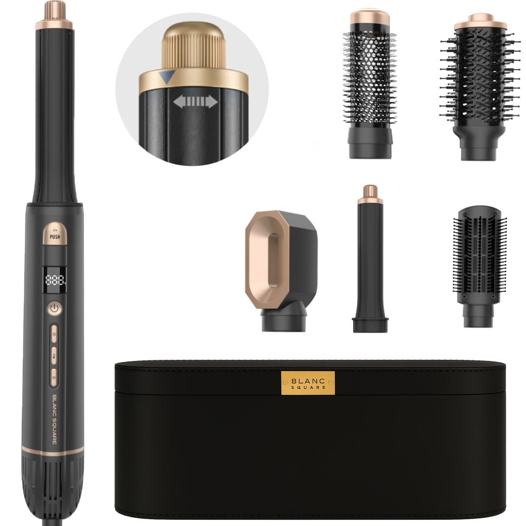BS® Multistyler - Airstyler Pro 8 in 1 Haardroger Krultang - Hairwrap Föhnborstel - Krulborstel en Stijlborstel - Haarstyler - Coldshot - Gratis Diffuser
